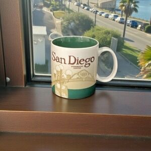 Starbucks San Diego Coffee Cup, Vintage Inspired Global Icon Collector Series